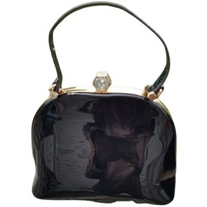 Black Glossy Handbag